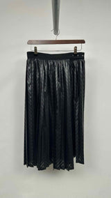 Noir Kei Ninomiya Asymmetrical Pleated Quilted Skirt