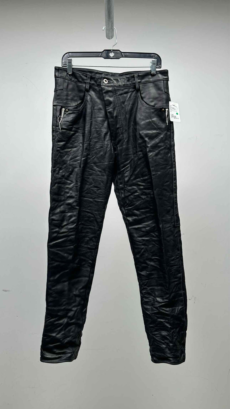 Taichimurakami Displacement Leather Jeans Pants
