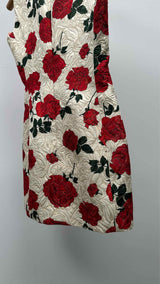 Saint Laurent Jacquard Rose N/S Dress