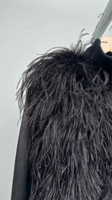 Margiela Leather / Feather Coat