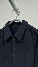 A.Presse Silk Taffeta Quilted Coat