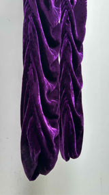 Gucci Side-gathered Velvet Pants