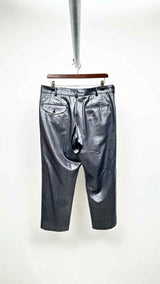 Comme Des Garcons Homme Plus Metalic-effect Layered Pants