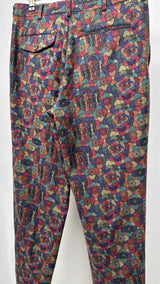 Comme Des Garcons Homme Plus Psychedelic-floral Pants