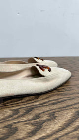 Chanel CC-Logo Suede Loafers