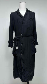 Paul Harnden Double-breast Silk Wrinkly Coat