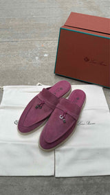 Loro Piana Charms Walk Babouche Loafers