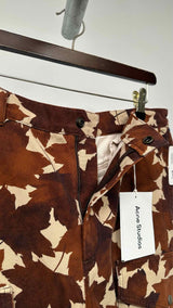 Acne Studios Leaf Pattern Cargo Shorts