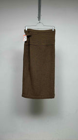 Issey Miyake Wrap Stripe Mini Skirt