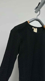 Comme Des Garcons L/S Mesh-layered Top