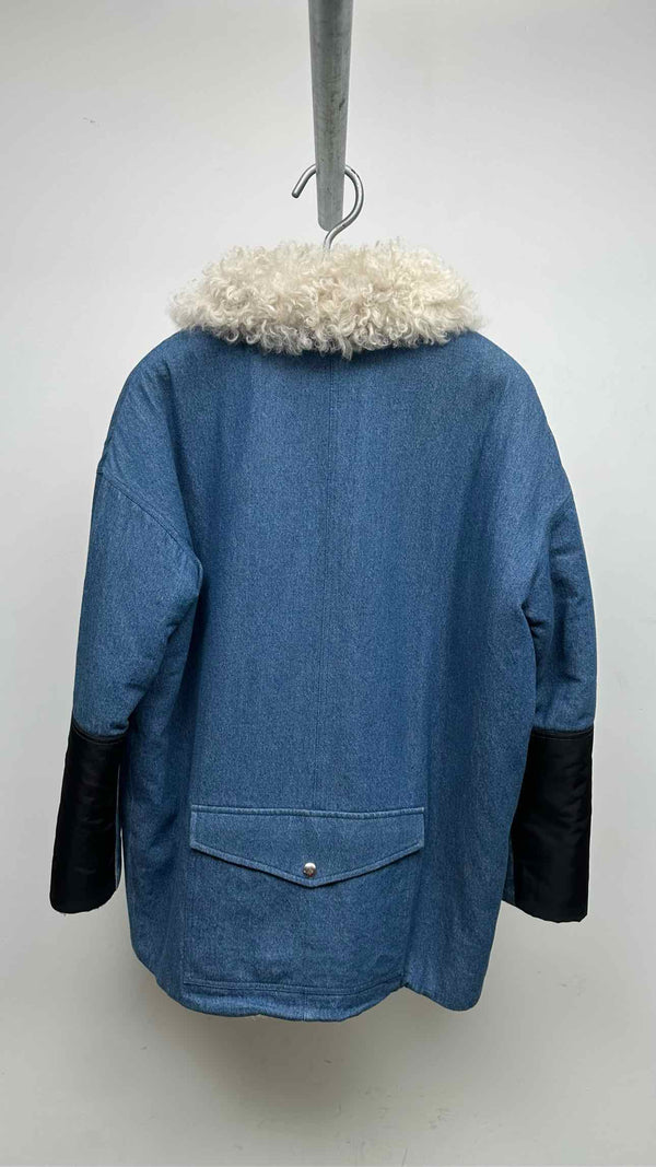 Sandy Liang Fur-lining Citroen Coat