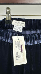 Dries Van Noten Velvet Easy Pants