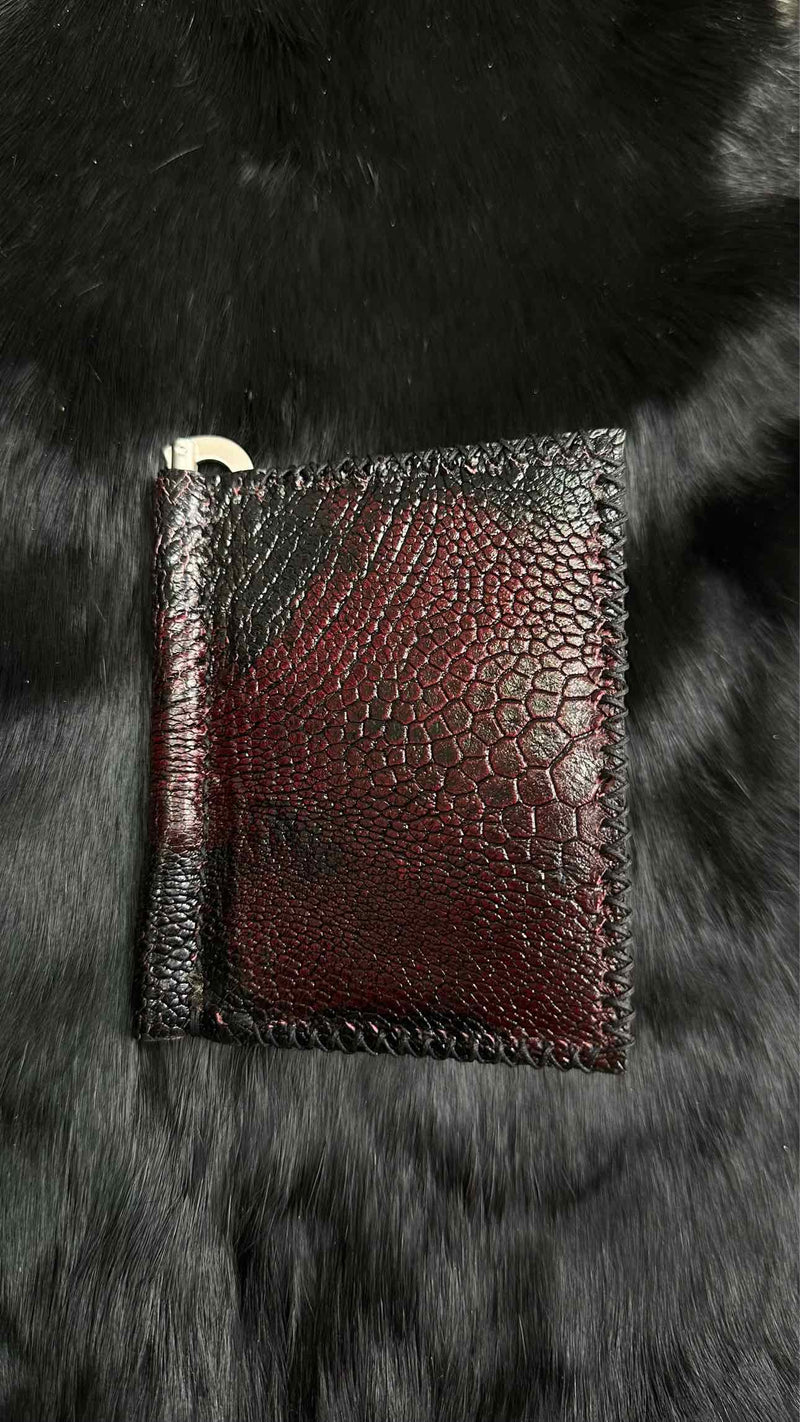 Angelo Luis Lujan Ostrich Moneyclip Bifold