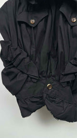 Comme Des Garcons Gathered Open-front Shirt Vest