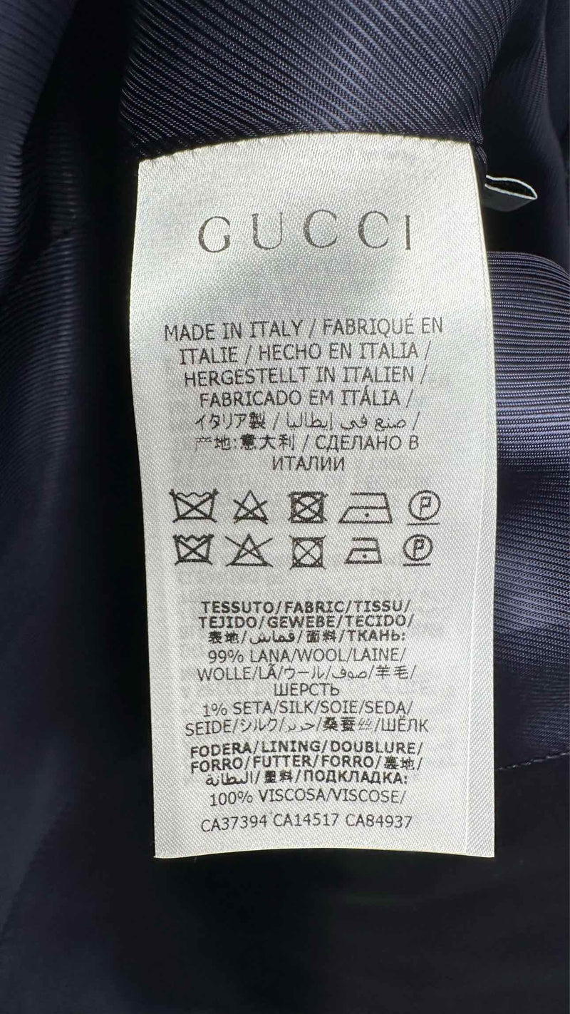 Gucci GG Monogram Pin-stripe Blazer Jacket