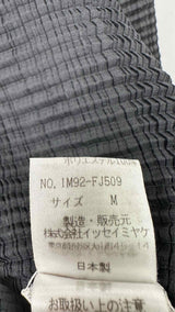 Issey Miyake L/S High-neck Pleated Top