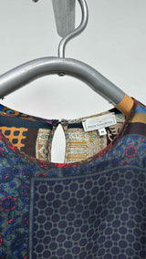Pierre-Louis Mascia L/S Printed Scarf Silk Top