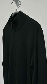 PRADA Back-logo Zip-up Cardigan