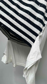 Comme Des Garcons S/S Upside-down Docking Border Top