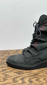 Yohji Yamamoto Wrinkly Back-Zip Boots