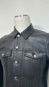 Saint Laurent Leather Tracker Jacket
