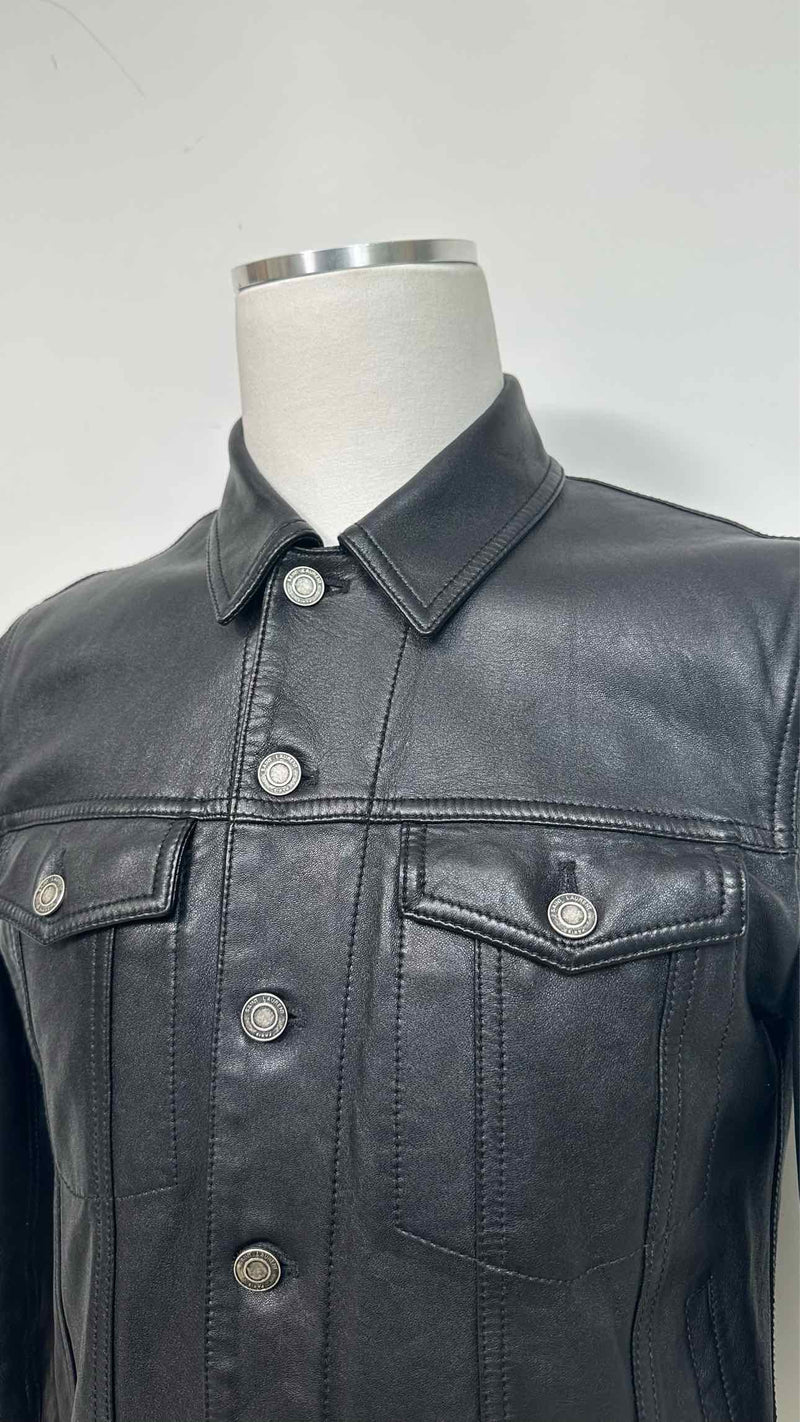 Saint Laurent Leather Tracker Jacket