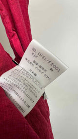 Issey Miyake Chain-stitching Long Vest