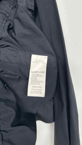 Sacai X Thomas Mason Zip-up Poplin Shirt