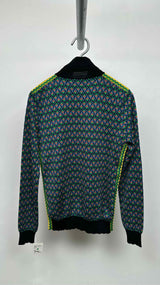 PRADA High-neck Geometric Sweater