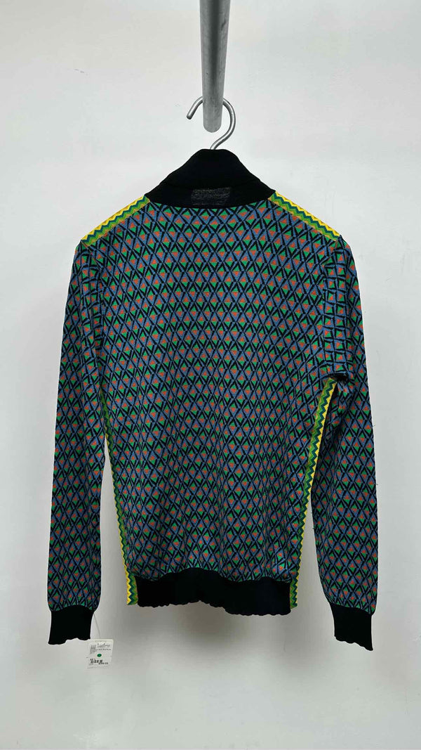 PRADA High-neck Geometric Sweater