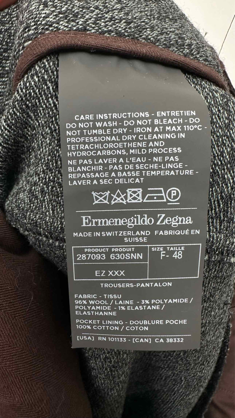 Ermenegildo Zegna Heavy-weight Belted Wide Pants