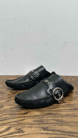 LOEWE Pointy Shearling Moccasins