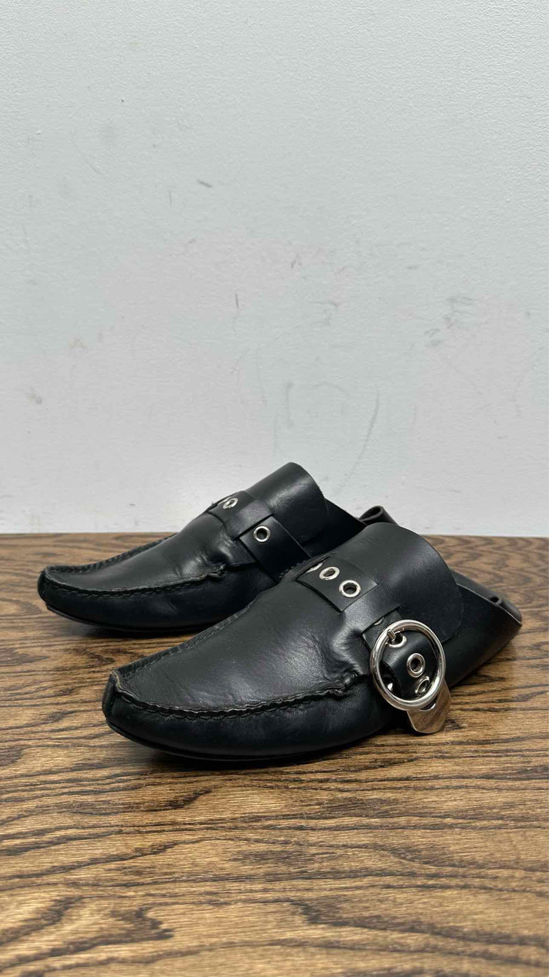 LOEWE Pointy Shearling Moccasins