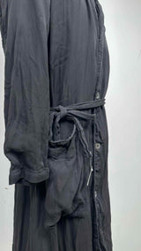 Paul Harnden Double-breast Silk Wrinkly Coat