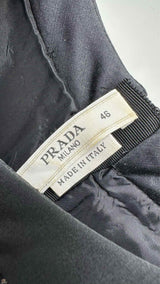 PRADA N/S Ruffle-trim Dress