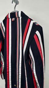 Thom Browne Metal-button Striped Sack Jacket