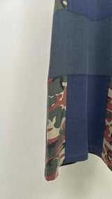 Comme Des Garcons N/S Wool Camo Patched Long Dress