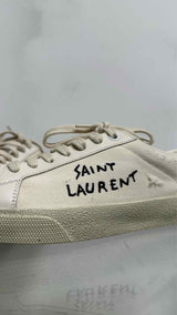 Saint Laurent Court Classic Canvas Sneakers