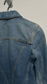 Louis Vuitton X Kusama Yayoi Faces Leather-patch Denim Jacket