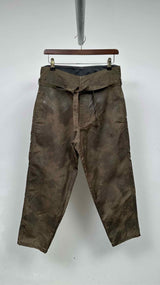 Comme Des Garcons Homme Plus Over-dye Waxed Nylon Pants
