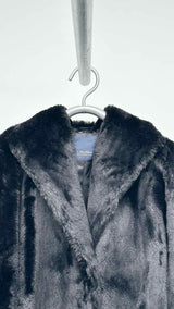 'S Max Mara Velcro Faux-fur Coat