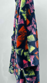 Comme Des Garcons Faux-fur Multi-bow Printed Coat