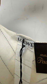 LOEWE Paula's Ibiza L/S Stripe Balloon Maxi Dress
