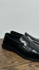 Ferragamo Square-toe Leather Loafers