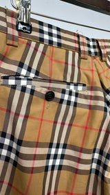 Burberry Check Tapered Pants