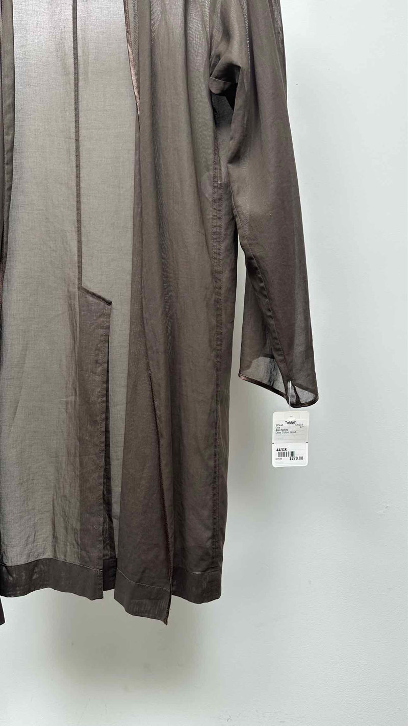 Dior Homme Sheer Wide-Sleeve Gown