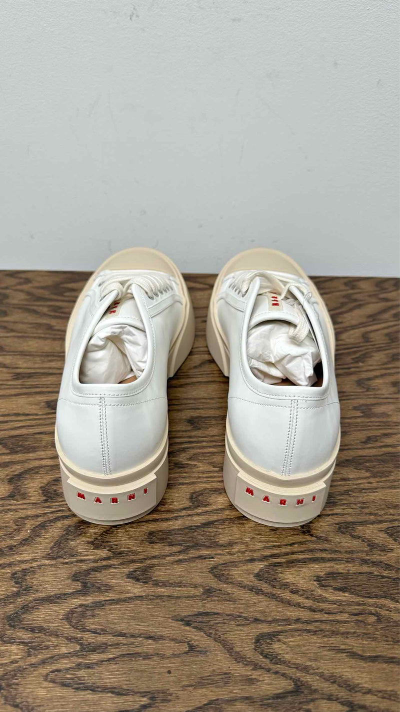 Marni Pablo Leather Platform Sneakers