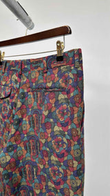 Comme Des Garcons Homme Plus Psychedelic-floral Pants