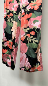 Tom Ford Floral Silk Logo-waist Easy Pants