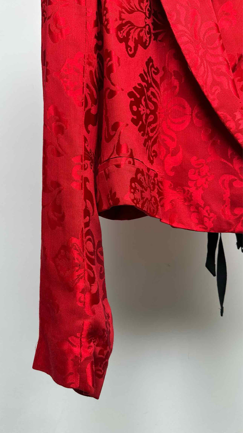 Ann Demeulemeester Botanical Jacquard Blazer Jacket